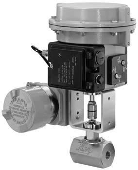 For rated travels from 5 to 15 mm JIS The positioners ensure a preselected assignment of the valve stem position (controlled variable x) to the control signal (reference variable w).