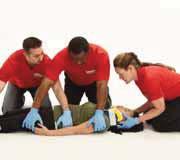 Rolling a Patient onto a Backboard: From a Supine Position Establish a plan with other responders and work as a team.