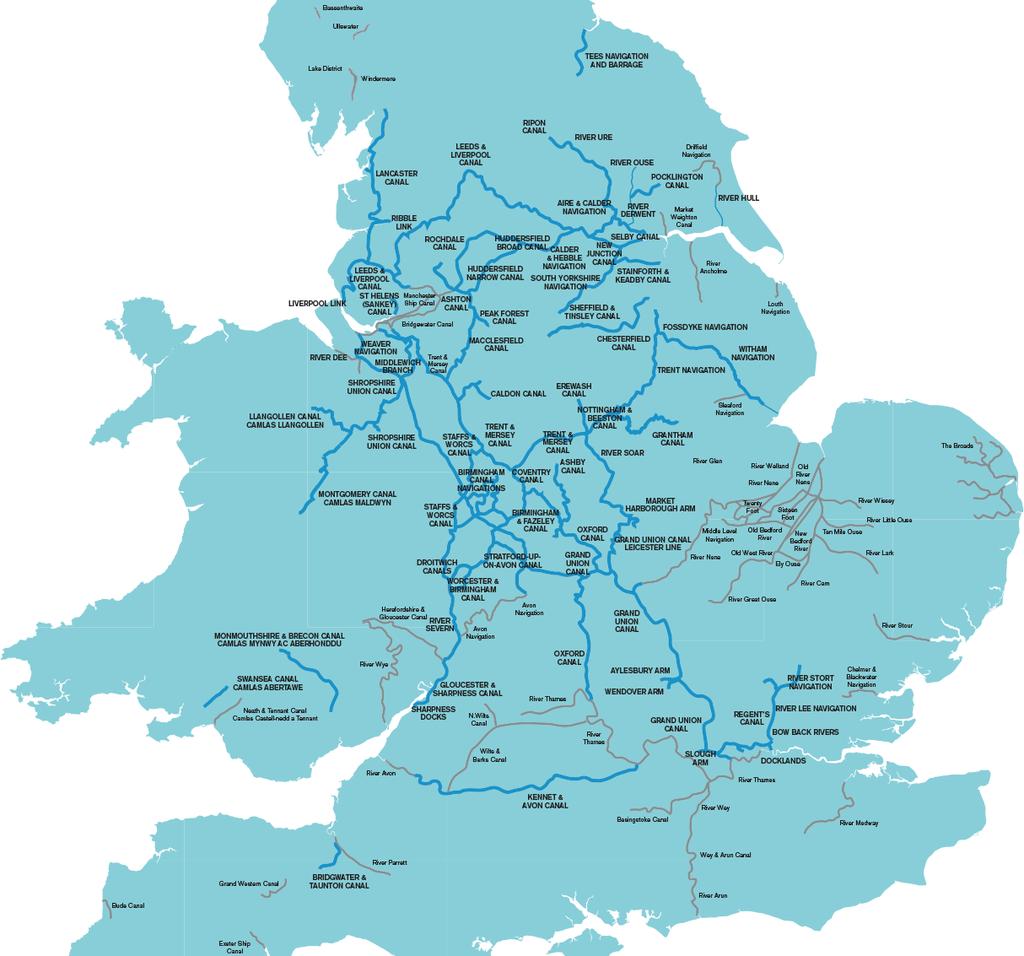 Our navigations are roughly two thirds of the national network most of the rest operated