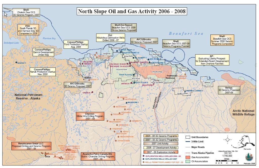 Recent North Slope Oil and Gas Activity Source -