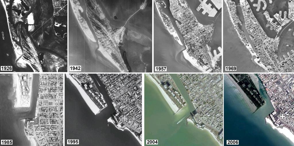 Natural fluctuations in shoreline position along southern Treasure Island and northern Long Key has occurred over time as observed on aerial photography and shoreline surveys (Figure 3).