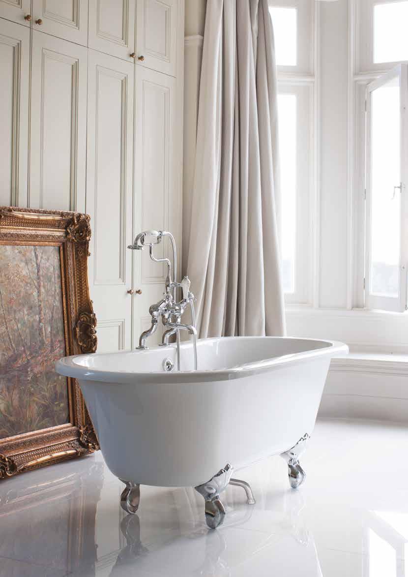 DOUBLE ENDED - CHANDLER DOUBLE ENDED - WINDSOR CHANDLER Natural Stone The sloping curves and rolled edges of this outstanding traditional bath make this product a true focal point in any bathroom.