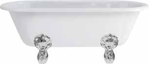 DOUBLE ENDED Double-ended baths BLANDFORD CHANDLER BRINDLEY LONDON RECTANGULAR Blandford Natural Stone with chrome luxury