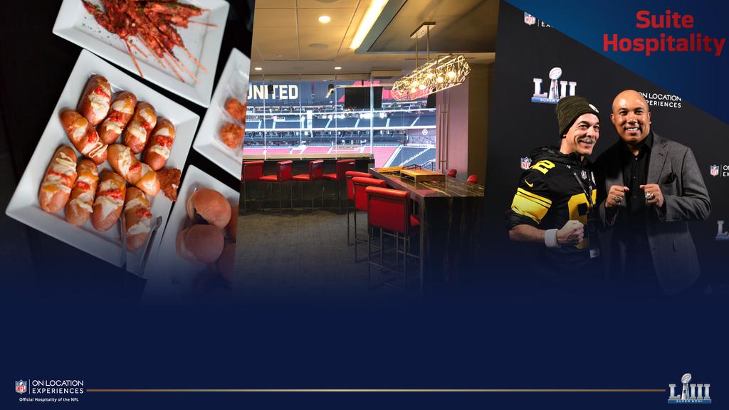 SUITE Suites offer an amazing and unique opportunity to experience the game.