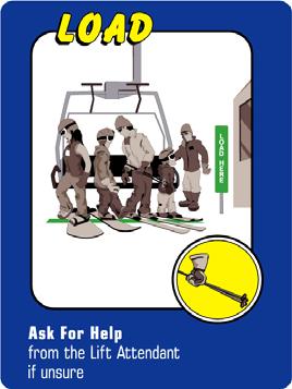 USING THE SKI LIFTS Enjoy A Safe Ride ~ Chairlift LOOK Observe your surroundings and watch for any potential trouble-spots.