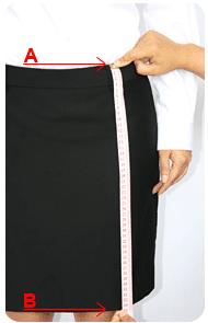 Skirt length Measure from the waist (where you would wear