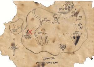 Treasure maps are a fun arts and crafts exercise, which could tie in with an exercise in Orienteering.