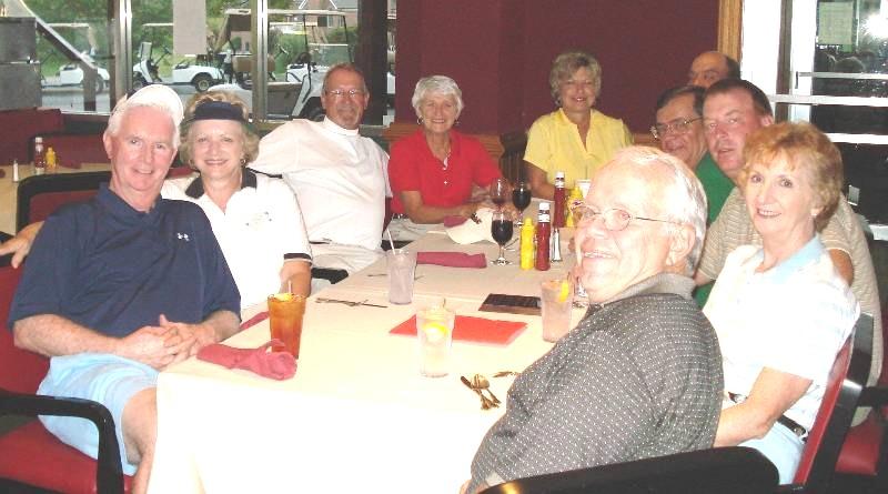 Hickory Chapter of the American Singles Golf Association arriving on Friday for registration and a welcome reception, the Hickory delegation enjoyed a variety of local restaurants and the popular