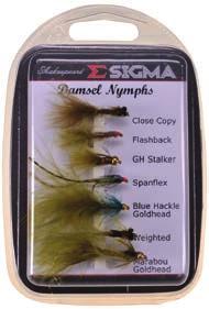 043388226730 SIGMA FLY SELECTION 3 ALL ROUND STILLWAT 7 5 Sigma Fly Selection n 4 DAMSEL COLLECTION Fly (Hook Size), Eyed Damsel (10),