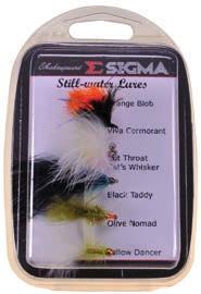 043388226754 SIGMA FLY SELECTION 4 DAMSEL NYMPHS 7 5 Sigma Fly Selection n 5 STILLWATER LURES Fly (Hook Size), Cats Whisker Standard (8),