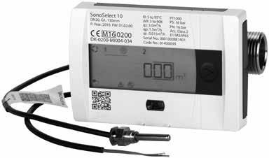 SonoSelect 10 and SonoSafe 10 energy meters Description The Danfoss SonoSelect 10 and SonoSafe 10 are ultrasonic compact energy meters intended for measuring energy consumption in heating and cooling