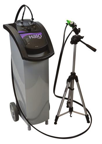 HaloFogger HaloFogger FLX HaloFogger EXT Description: The HaloFogger delivers complete surface disinfection throughout a room at the simple touch of a button.