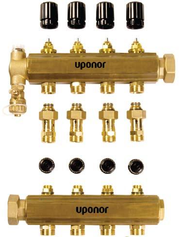 Manifold Supply and Return Ball Valves (A261250) Radiant Heating and Cooling Systems TruFLOW Manifold Mounting Brackets (Jr.
