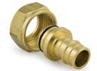 Uponor Radiant Heating and Cooling Systems Radiant Heating and Cooling Systems QS-style Compression Fitting Assembly The QS-style Compression Fitting Assembly with o-ring connects B\zn", C\,", Z\x",