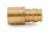 Uponor Radiant Heating and Cooling Systems Radiant Heating and Cooling Systems ProPEX Brass Sweat Adapters ProPEX LF Brass, Red Brass and Brass Sweat Adapters transition Uponor AquaPEX tubing to