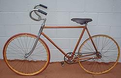 Penny farthings, the bikes with the enormous front wheel and small back wheel, were invented in the 1870s.