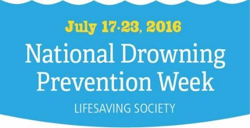 PUBLIC EDUCATION COMMISSION National Drowning Prevention Week July 17-23, 2016 Suggested Messages and Themes Ontario Branch July 2016 INTRODUCTION The Lifesaving Society designates the third week in