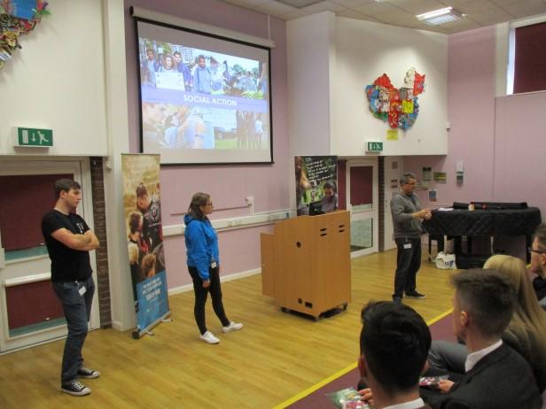 NCS Speakers The first guest speakers of the year for the Sixth Form assembly were NCS and they advocated a change to your future