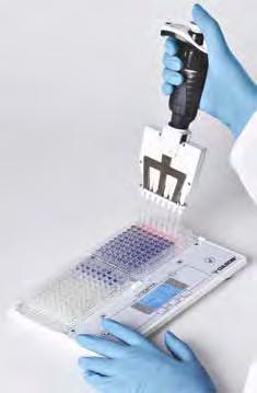 Can be used with both 96 and 384 well microplates, and single and multichannel pipettes. Easily switch from using one size plate to another on the same instrument.