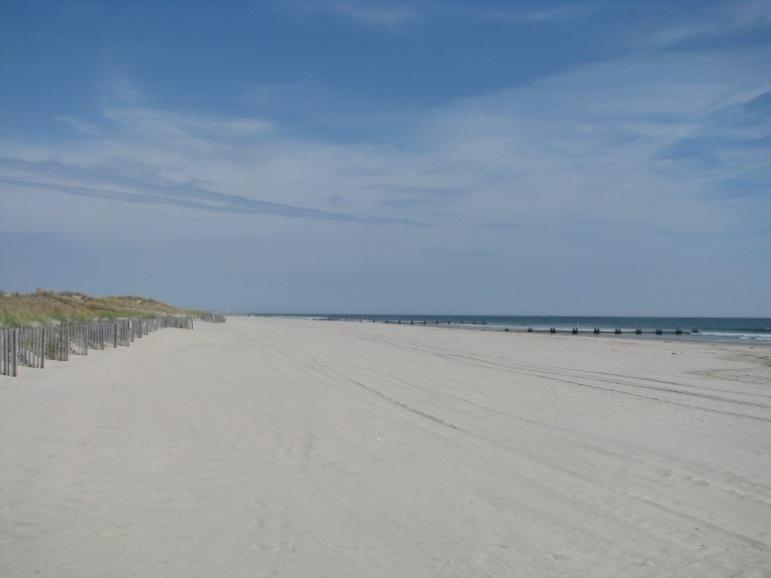 By June 2012 sand had begun to move landward, adding to the shoreline width and partially filling the offshore trough.
