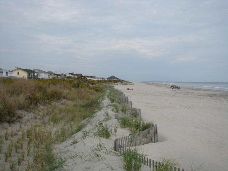 The trend continued into the summer months producing a wider and higher recreational beach and fore dune development.