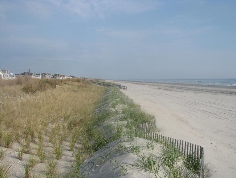 SH-108, the 108 th Street beach lost nearly all the dry berm width (150 ft.) placed here by the 2011 project during Hurricane Irene and the October 2011 northeaster.