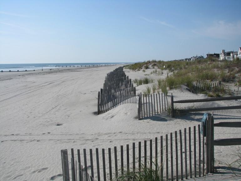 that prevailed over most of the winter and spring was favorable for natural beach building to occur and sand to move back onshore, restoring some of the lost beach width and elevation.