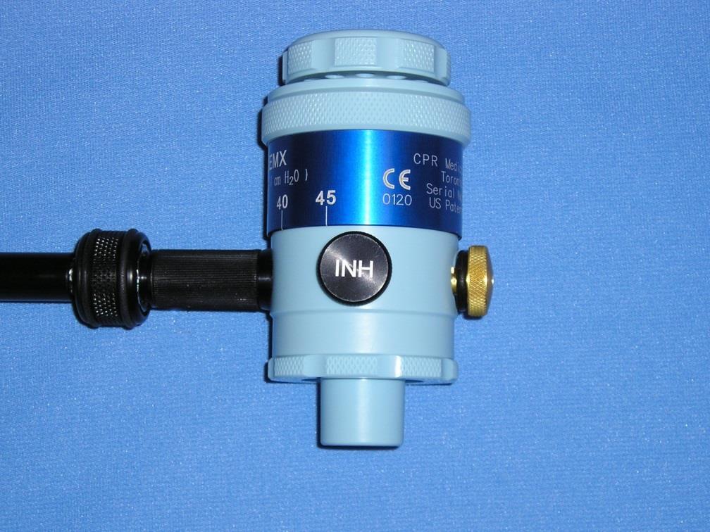 Oxylator EMX Parts INH inhalator knob Open to allow