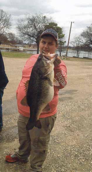call 423-5395560 Joey Cunningham got lunker of the day with this