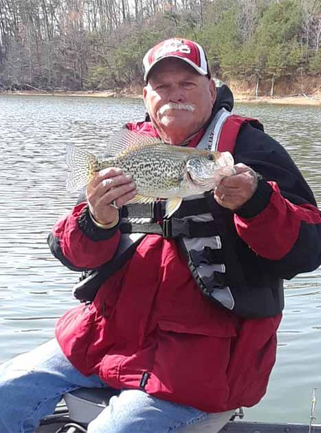Ronnie Johnson with a nice Watts Bar crappie.