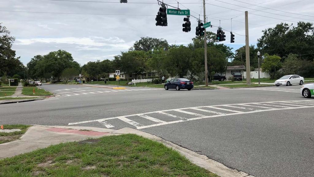 Missing Pedestrian Signals Missing Crosswalk