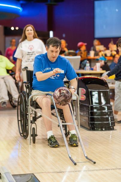 Bowlers Area: Athletes, Volunteers, Officials, Bowling Center Staff, Special Olympics Florida Staff are the only ones permitted in the bowling settee area during competition.