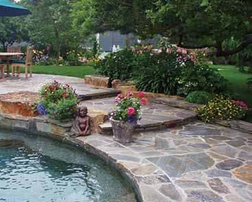 This stone's high density and low absorption rates make it great for driveways.