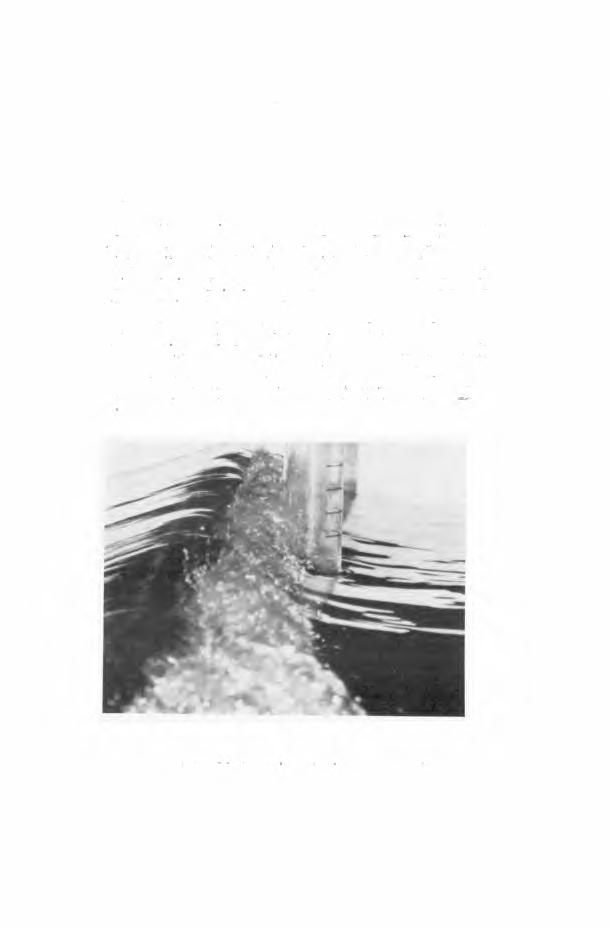 720 COASTAL ENGINEERING 1982 EXPERIMENTAL RESULTS An example similar to Figure 2 has been tested in a flume and the results are shown in Figure 6 for various distances from 1.8 m 