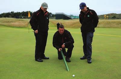 behind the scenes Greenkeeping teams are multi-skilled and dedicated to presenting the best conditions