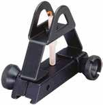 Sight can be removed from mounting base and clamped into any 1 scope ring.