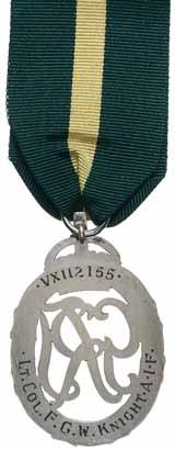$500 4611* Victoria Volunteer Long and Efficient Service Medal, Type 1, 1881-1893. R.G.