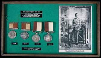 Nicely toned, the last two medals with uneven toning on reverse due to removal of double sided tape, otherwise nearly extremely fine and a rare group. MSM: CAG No.195, 19/12/1918, p2372, to 40 Sgt E.