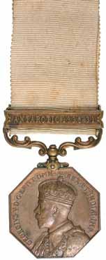 4630 Group of Six: Naval General Service Medal (GVIR Indiae Imp), - clasp - Palestine 1936-1939; 1939-45 Star; Atlantic Star, - clasp - France and Germany; Defence Medal 1939-45; War Medal 1939-45;