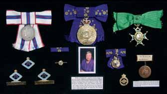 First Australian Director of Quota International 4643* Trio to eminent woman: Member of the Order of Australia breast badge; Officer of the Military and Hospitaller Order of St.