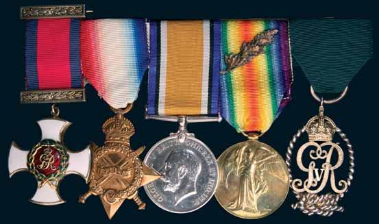 Group to First Australian Decorated in WWI (GNG) and MID for Evacuation of Gallipoli 4654* Group of Five: Distinguished Service Order (GVR); 1914-15 Star; British War Medal 1914-18; Victory Medal