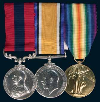 Gallantry Award to a Lewis Gunner 4660* DCM Trio: Distinguished Conduct Medal (GVR type 1); British War Medal 1914-18; Victory Medal 1914-19. 6558 Pte B.G.Pettitt.