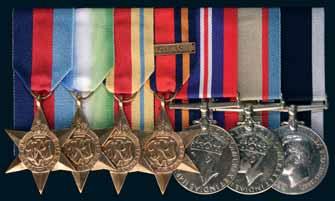 4666* Group of Seven: 1939-45 Star; Atlantic Star; Africa Star; Burma Star, - clasp -Pacific; War Medal 1939-45; Australia Service Medal 1939-45; Royal Naval Long Service and Good Conduct Medal (GVIR