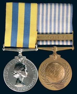 4698* Pair: Korea Medal 1950-53; United Nations Korea Medal 1950-53. 2/401621 R.H.Westley. Both medals impressed. Very fine.