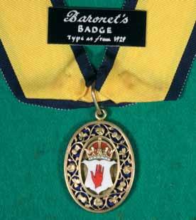4725* Baronet's Badge, United Kingdom issue in silver-gilt.