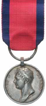 4816* Waterloo Medal 1815, with original suspension. James Lloyd.