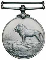 Engraved. No ribbon, nearly extremely fine. $100 4847* Transport Medal 1903, - clasp - China 1900. R.