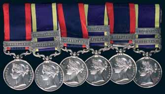 Unusual Trio of Matching Pairs to Brothers 4899 Pair: Crimea Medal 1854-56, - two clasps - Inkermann, Sebastopol; Turkish Crimea Medal 1855-56 (British issue). Jno. Parrott. O.R.S., H.M.S. London.
