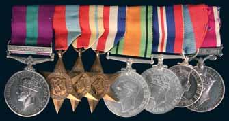 4925* Group of Eight: General Service Medal 1918-62 (GVIR), - clasp - Palestine; 1939-45 Star; Africa Star; France and Germany Star; Defence Medal 1939-45; War Medal 1939-45; Imperial Service Medal