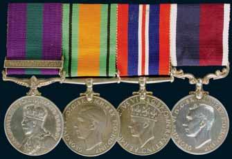 P.J. Brennen. R.E. on last medal. All named medals impressed. $250 On the pre 1939 roll for Palestine 12 Coy RE (copy of this included).